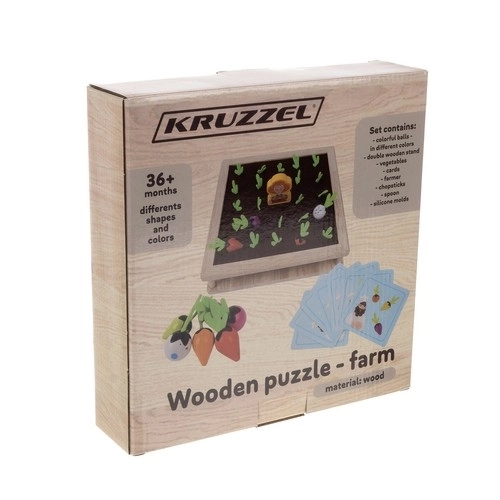 Houten puzzel - boerderij Kruzzel 22755