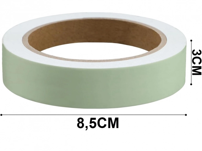 Fluorescerende tape die in het donker licht geeft 3 m