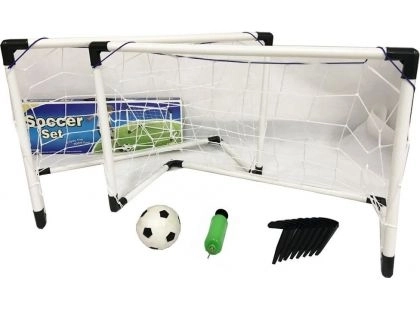 Set van 2 voetbaldoelen voor kinderen