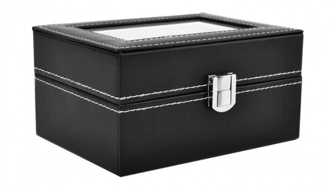 Elegant Watch Organizer with Three Compartments