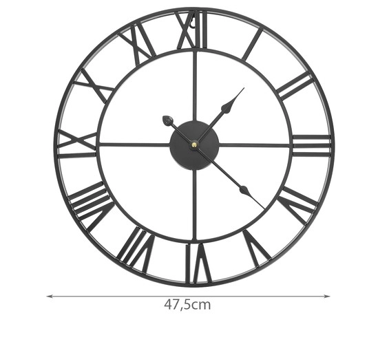 Grand diamètre 47 cm pour une excellente lisibilité