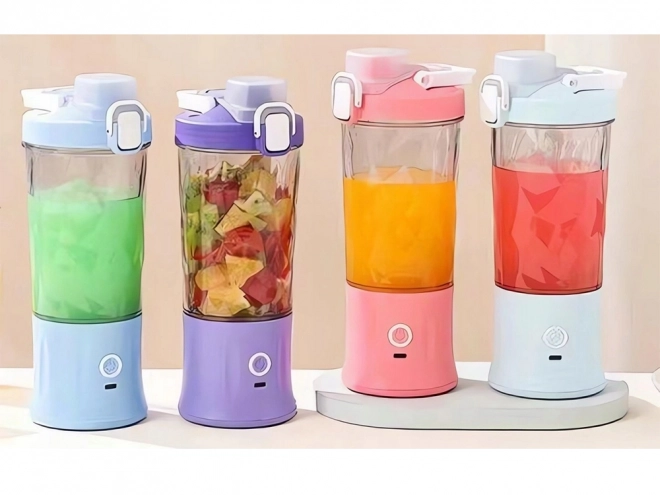 Tragbarer Smoothie-Mixer mit USB Wiederaufladbarem Akku und Eiscrusher