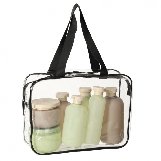 Set van doorzichtige reis cosmetische tassen - 3 stuks