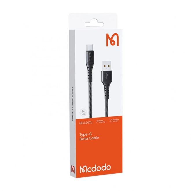 Câble Mcdodo USB-A vers USB-C 60W 3m noir