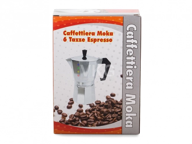 Moka pot 6 kopjes 300 ml aluminium