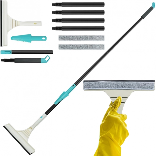 Microfiber Window Cleaning Brush with Adjustable Length