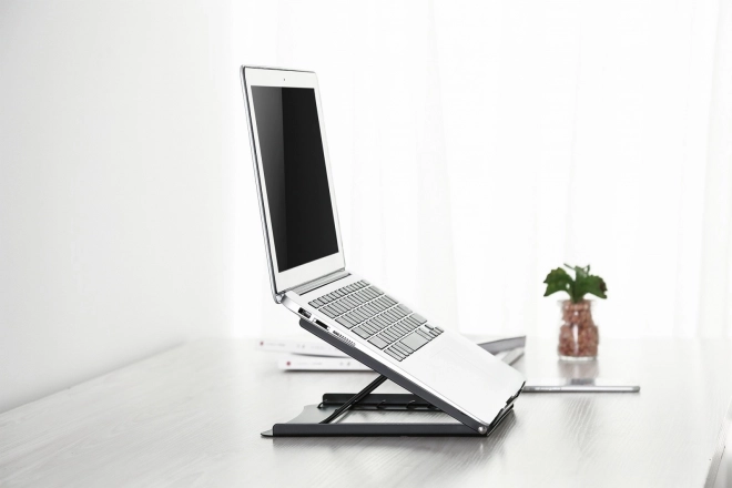 Praktische opvouwbare laptopstandaard met 5 instelhoeken