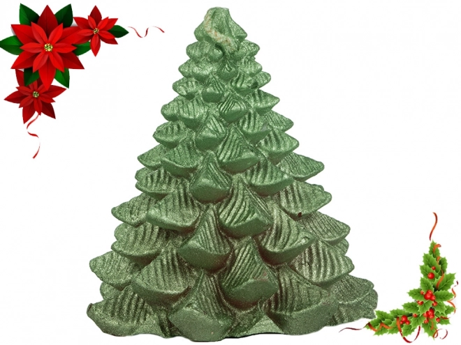 Kerstkaars in de vorm van een boom