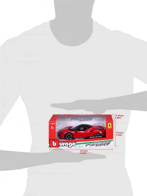 Bburago 1:24 Ferrari Top SF90 Stradale Rood