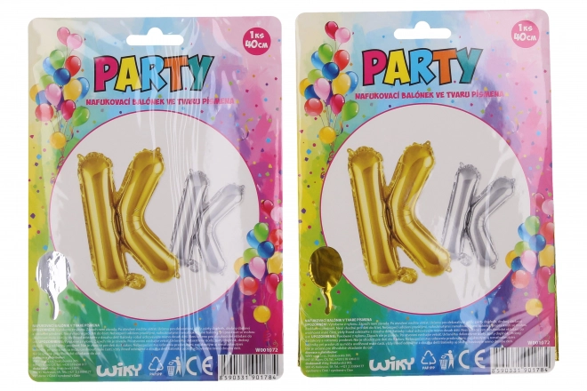 Opblaasbaar ballon - letter K