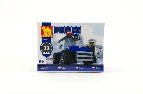 Bouwpakket Dromader - politieauto 33 stuks
