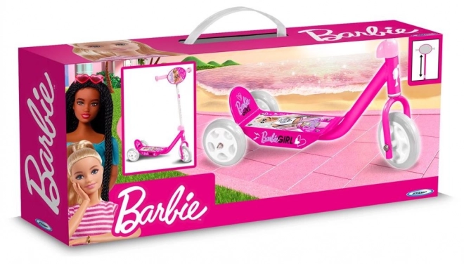 Kinder driewielige step Stamp Barbie