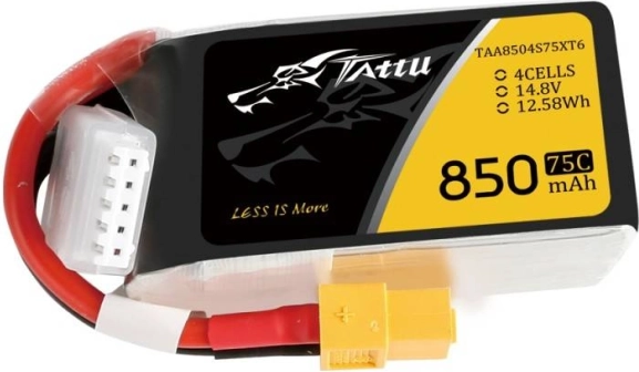 Tattu-accu met hoog vermogen 850mAh voor drones