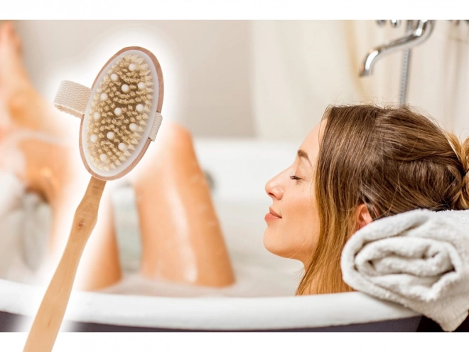 Wooden Body Massage Brush