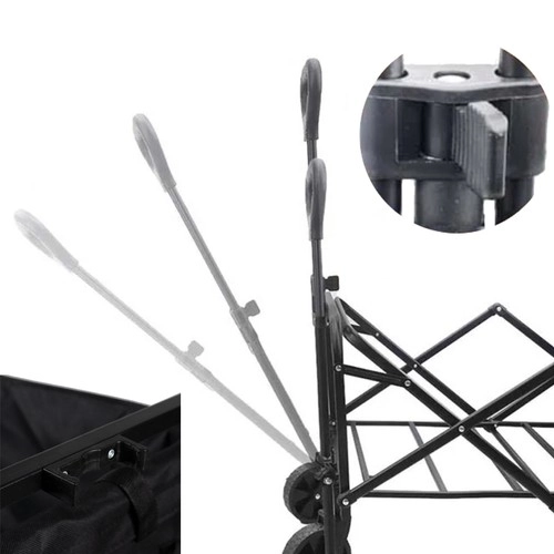 Foldable Transport Cart for Garden and Beach