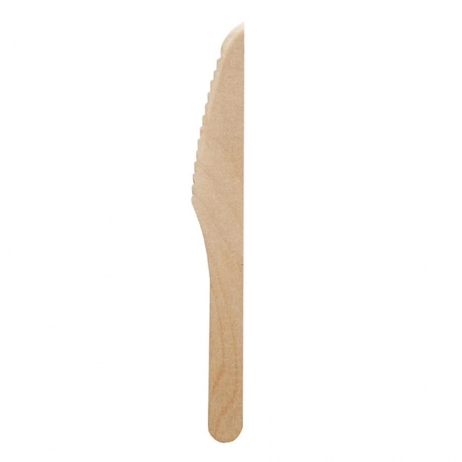 Einweg-Holzmesser für Besteck - 10 Stk.