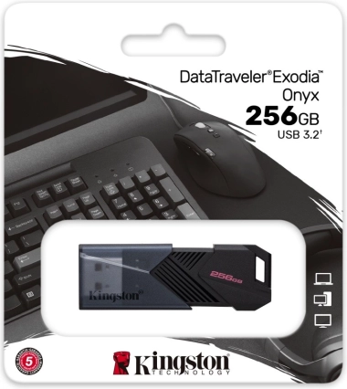 Kingston DataTraveler Exodia Onyx 256GB USB 3.2 Gen 1