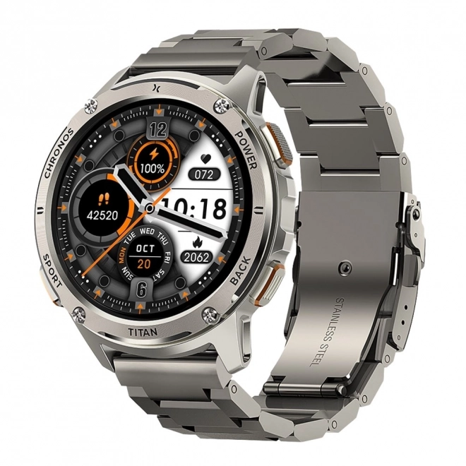 Slimme horloge Titan Chronos zilverkleurig