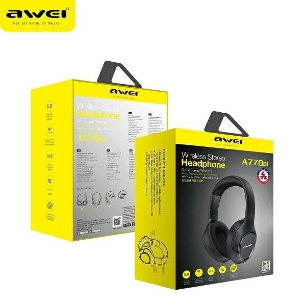 Kabellose Over-Ear-Kopfhörer Schwarz