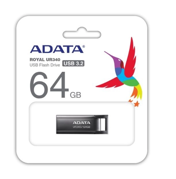 UR340 64GB USB3.2 Gen1 Flash-schijf zwart