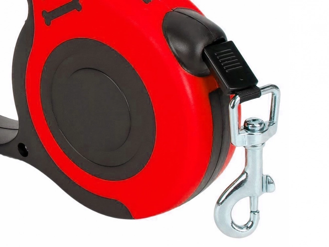 Automatische hondenriem – Rood