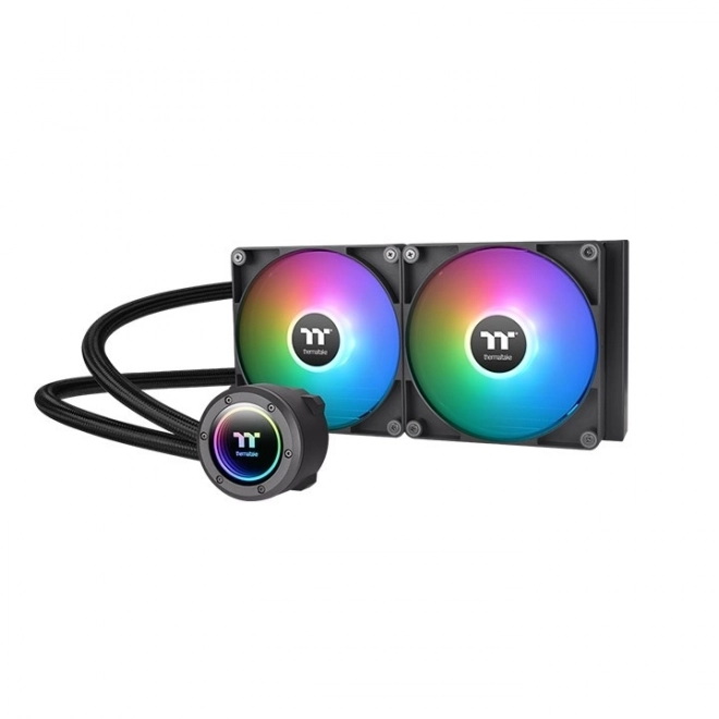 Waterkoeling Thermaltake TH280 V2 ARGB met koperen CPU-blok en twee 140mm ventilatoren