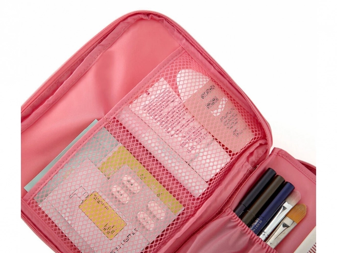 Cosmetische tas reisorganisator zalmkleurig