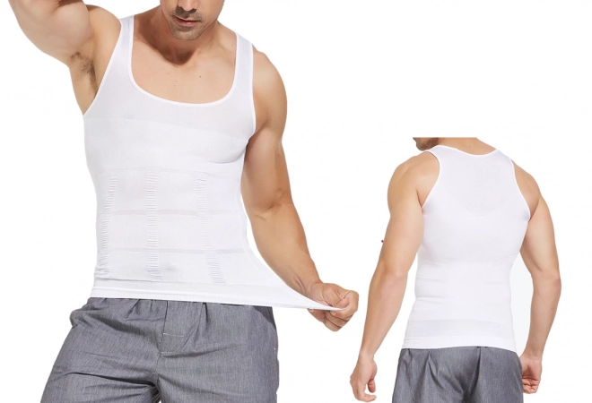 Herren formendes und figurschlankendes T-Shirt XL zur Stärkung der Wirbelsäule