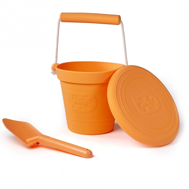 Bigjigs Toys Eko schepje oranje Abrikoos