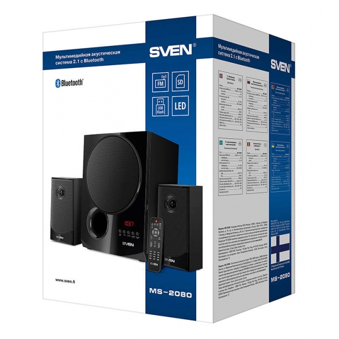 Speakers Sven MS-2080 Bluetooth Black