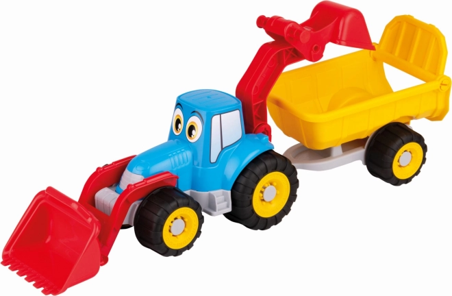 Androni Tracteur Joyeux avec remorque - 55 cm