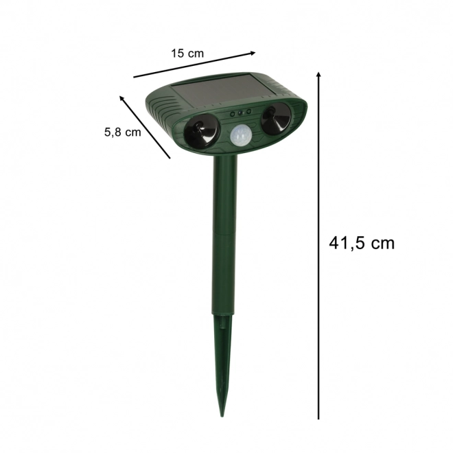 Solar Animal Repeller for Moles, Rodents, Cats, and Birds
