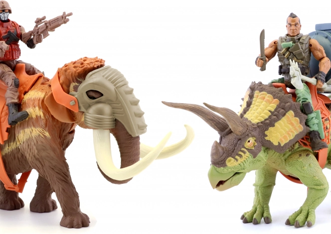 Set soldaten op dinosaurussen 25 cm