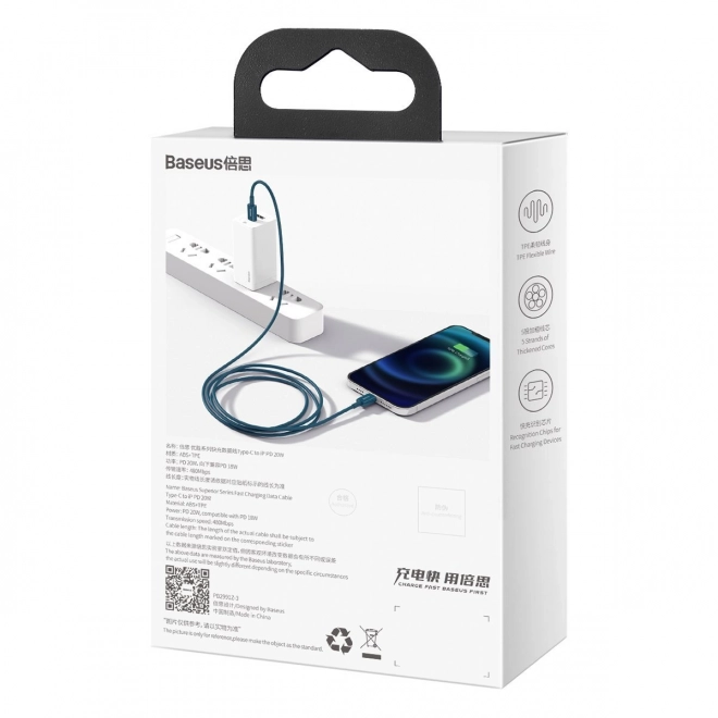 USB-C kabel voor snel opladen Baseus, 1 m, 20W
