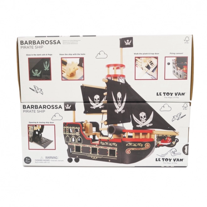 Piratenboot Barbarossa