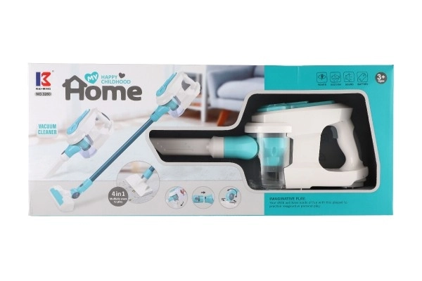 Aspirateur en plastique à piles avec lumière, son dans une boîte