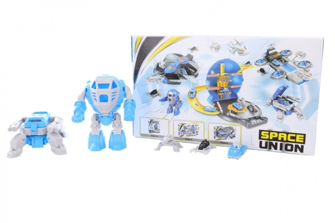 Ruimte set met robot en voertuigen