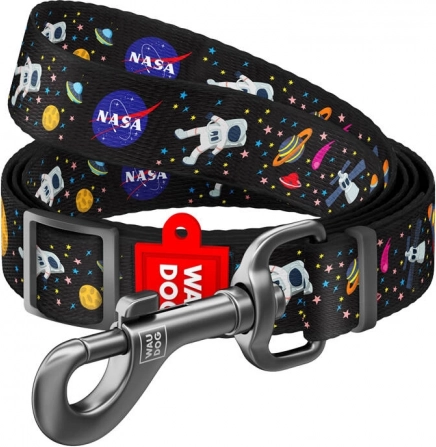 Laisse en nylon pour chiens WAUDOG NASA, 20 mm x 122 cm