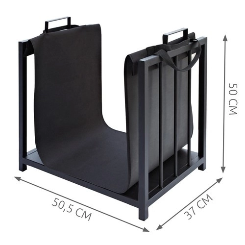 Firewood Carrier Basket 2-in-1