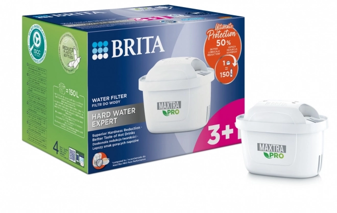 Maxtra PRO Hard Water Expert vervangende cartridge 3+1 stuks.
