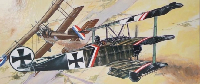 Modelvliegtuig Fokker Dr.1