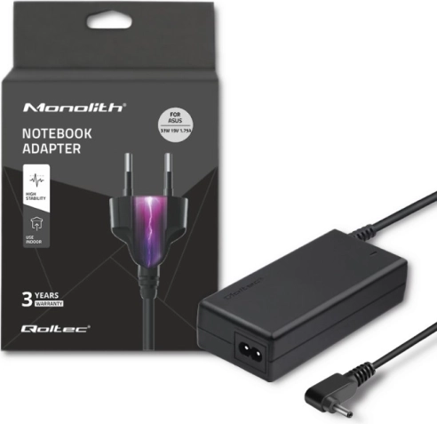 Netzadapter für ASUS-Notebooks 33 W, 19 V, 1,75 A, Stecker 4,0 × 1,35 mm + Netzkabel