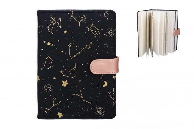Notitieboek met sterren 13x19 cm, 128 bladen