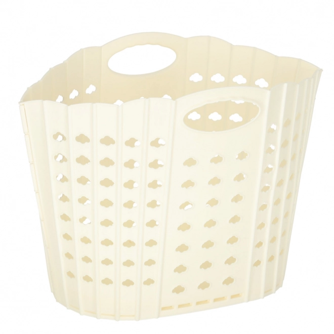 Cream Foldable Laundry Organizer