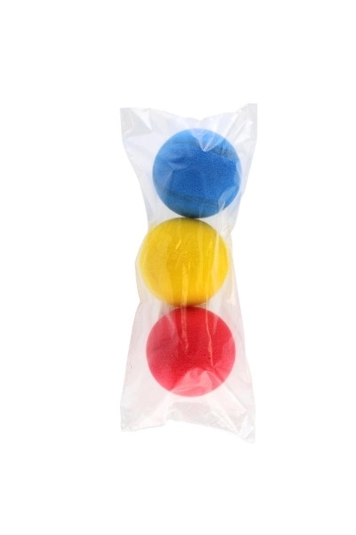 Schuim gekleurde balletjes voor soft tennis - 3 stuks