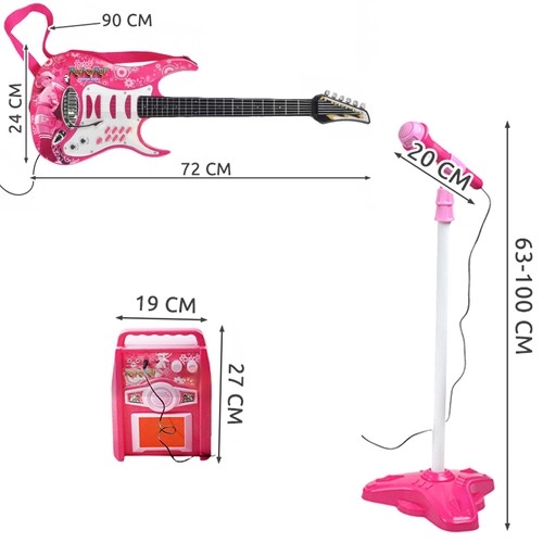 Microphone sur pied d’une hauteur de 63–100 cm