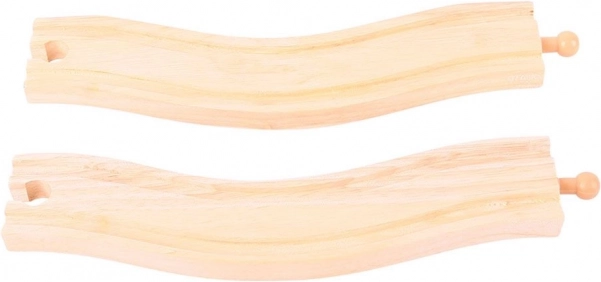 Kurven Bigjigs Rail 22 cm - 2 Stk.
