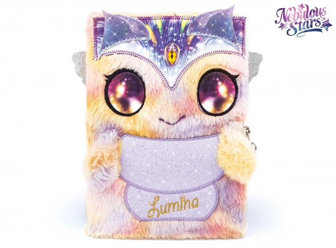 Fluffy Diary with Heart Lock