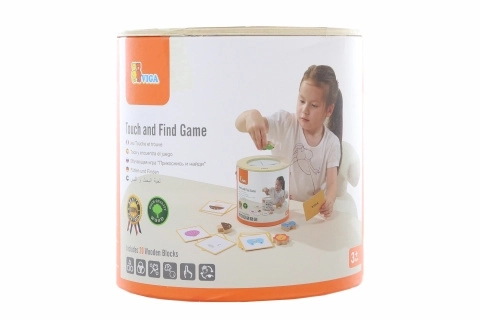 Houten spel Vang en vind