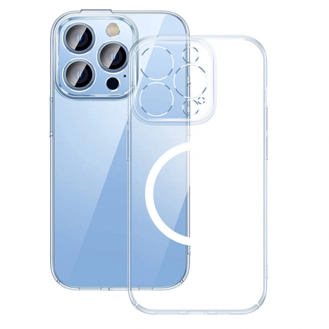 Baseus Crystal étui magnétique transparent et verre trempé pour iPhone 14 Pro Max